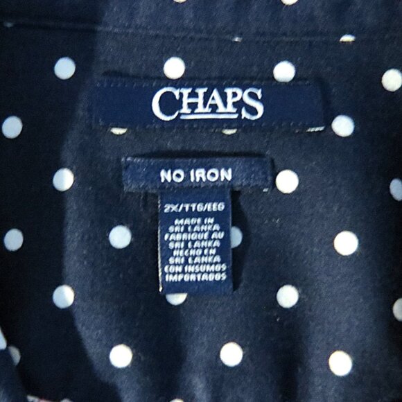 Chaps by Ralph Lauren Floral Button Down Shirt Size 2X - Picture 6 of 11